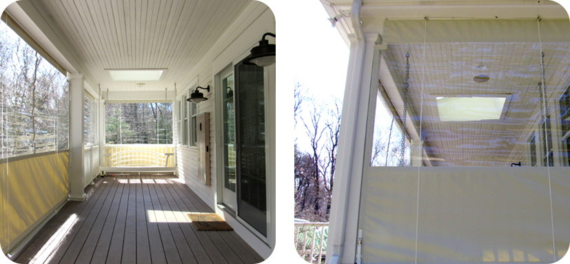 residential-2 Vinyl porch screen enclosures are an excellent addition to any residence, offering functionality and aesthetic appeal in Maryland & Delaware.