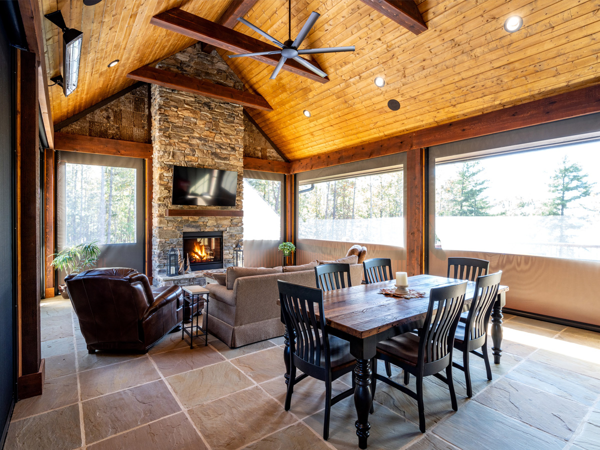 vinyl-porch-enclosure-systems Vinyl Porch Enclosure in Delaware.