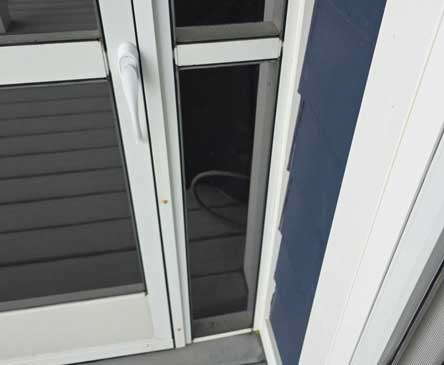 Screened-in porch in St. Michaels, MD.